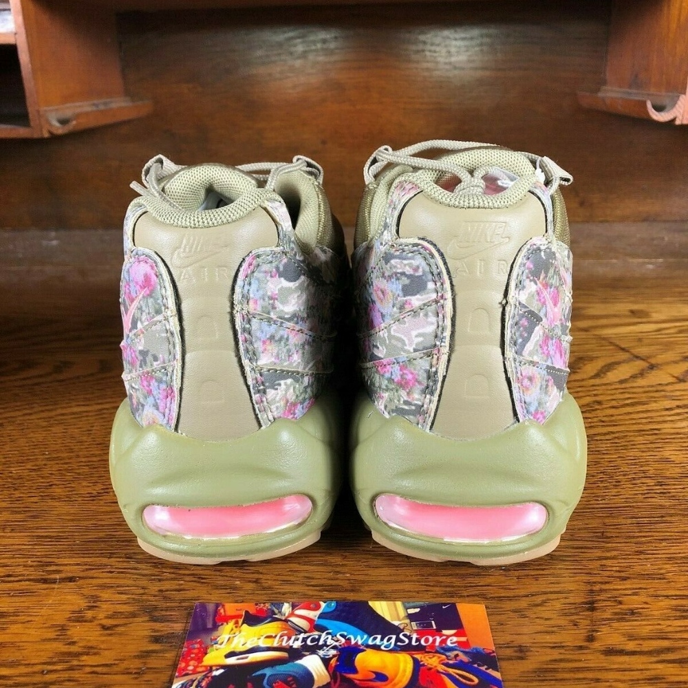 Nike Air Max 95 WMNS Running Shoe Camo & Pink - Picture 5 of 5